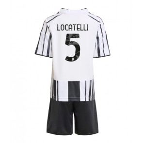 Juventus Manuel Locatelli #5 Domaci Dres za Dječji 2025-26 Kratak Rukavima (+ kratke hlače)